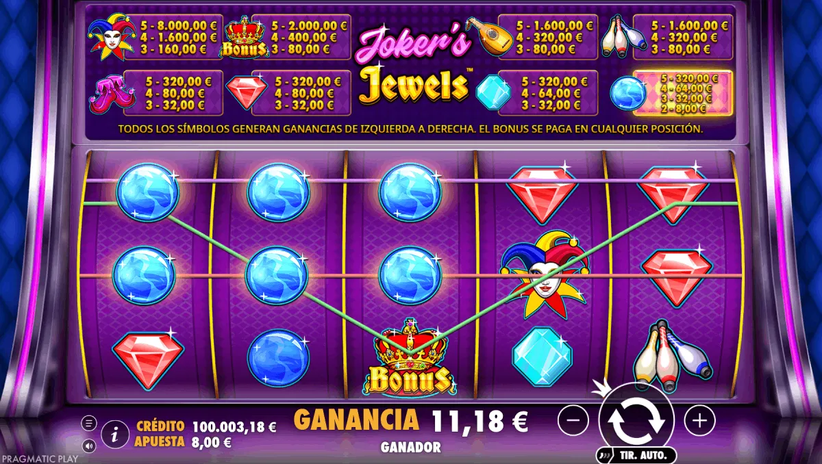 Joker jewels slot demo
